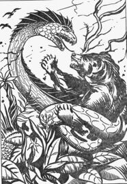 Heft PR 993: Kampf der Bestien Zeichner: Themistokles Kanellakis © Heinrich Bauer Verlag KG, Hamburg