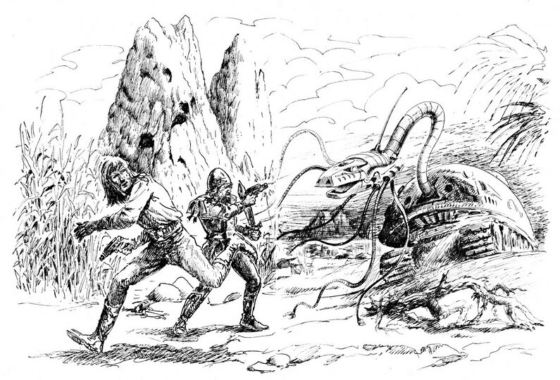 Impressionen Atlan 152 Zeichner: Johnny Bruck © Heinrich Bauer Verlag KG, Hamburg