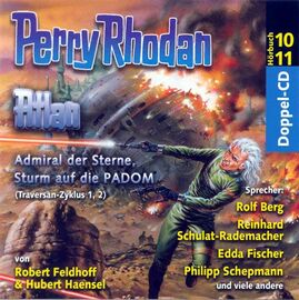 Hörspiel 10/11: Admiral der Sterne/Sturm auf die PADOM (Traversan-Zyklus 1/2), Zeichner: Swen Papenbrock, © Eins A Medien GmbH, Köln