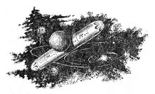 Die ORLA XI und die K-9 Motiv auf der Vorspannseite PR 29 – Illustration 1 Zeichner: Johnny Bruck © Heinrich Bauer Verlag KG