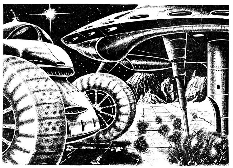 Impressionen Atlan 149 Zeichner: Johnny Bruck © Heinrich Bauer Verlag KG, Hamburg