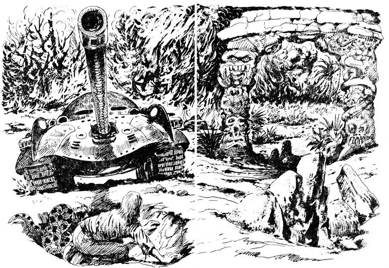 Höllentor Atlan 116 Zeichner: Johnny Bruck © Heinrich Bauer Verlag KG, Hamburg