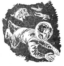 Vier Mutanten auf der Flucht PR 34 – Illustration 6 Zeichner: Johnny Bruck © Heinrich Bauer Verlag KG