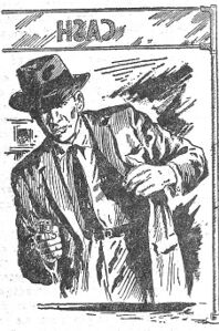 Fred Hangler raubt die Bank aus PR 4 – Illustration 2 Zeichner: Johnny Bruck © Heinrich Bauer Verlag KG