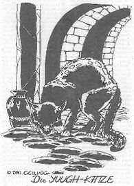 Yuugh-Katze Atlan 480 Zeichner: Dirk Geiling © Heinrich Bauer Verlag KG, Hamburg