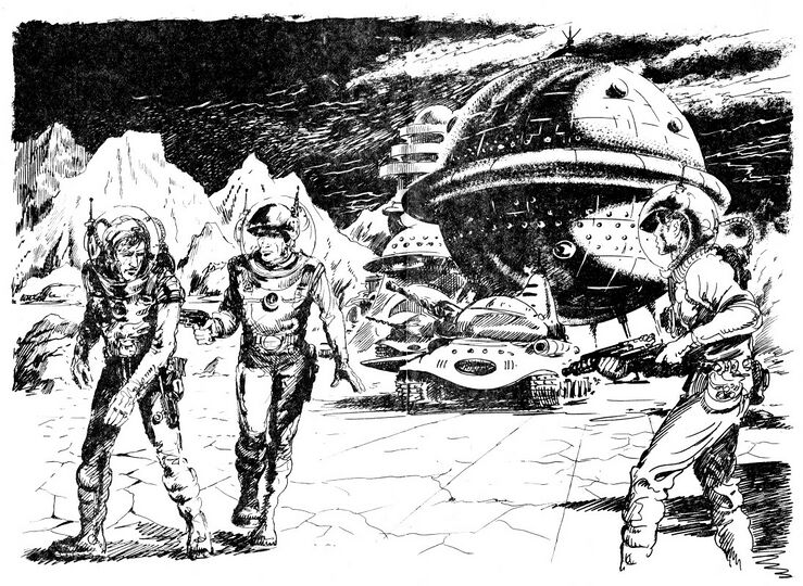 Impressionen Atlan 112 Zeichner: Johnny Bruck © Heinrich Bauer Verlag KG, Hamburg