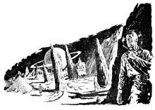 Sergeant Groll und Lossoshér auf dem Mond 13 B PR 14 – Illustration 2 Zeichner: Johnny Bruck © Heinrich Bauer Verlag KG