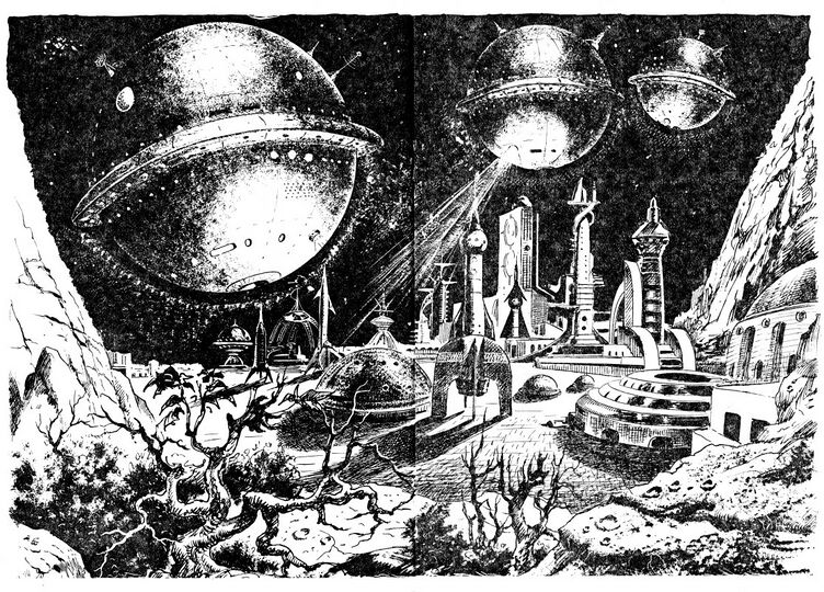 Impressionen Atlan 119 Zeichner: Johnny Bruck © Heinrich Bauer Verlag KG, Hamburg