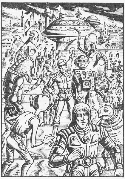 Impressionen Atlan 512 Zeichner: Alfred Kelsner © Heinrich Bauer Verlag KG, Hamburg