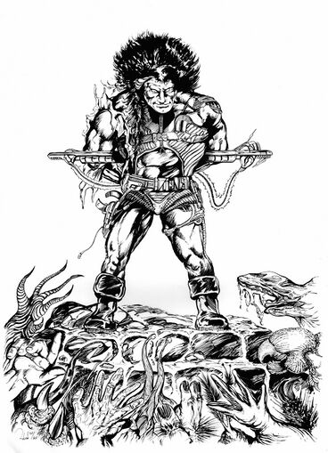 Mrothyr und andere Gefangene. Atlan 755 Zeichner: Robert Straumann © Heinrich Bauer Verlag KG, Hamburg