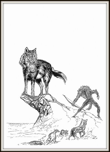 Evolution der Eingeorenen vom Planeten Como Atlan 827 Zeichner: Robert Straumann © Heinrich Bauer Verlag KG, Hamburg