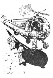 PR 2 Empfang in der Wüste Gobi Zeichner: Johnny Bruck © Heinrich Bauer Verlag KG, Hamburg