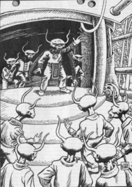 Scherbenstadt - Stap Crumero (und andere Mom'Serimer) PR 2109 Zeichner: Michael Wittmann © Heinrich Bauer Verlag KG, Hamburg