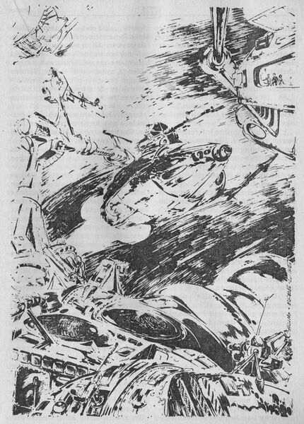 Impressionen Atlan 531 Zeichner: Udo Linke © Heinrich Bauer Verlag KG, Hamburg