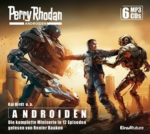 Hörbücher Androiden Sammelbox (6 MP3-CDs) Zeichner: Dirk Schulz © Eins A Medien GmbH, Köln