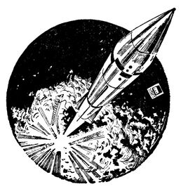 PR 1 Start der STARDUST Motiv auf der Vorspannseite Zeichner: Johnny Bruck © Heinrich Bauer Verlag KG, Hamburg