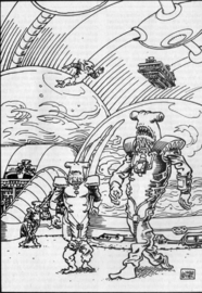 Jankar - Cheplin (und Susa im Wurm Aarus-Jima) PR 2130 Zeichner: Michael Wittmann © Heinrich Bauer Verlag KG, Hamburg