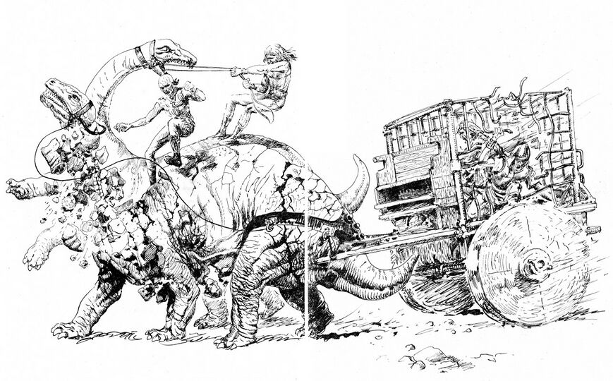 Impressionen Atlan 130 Zeichner: Johnny Bruck © Heinrich Bauer Verlag KG, Hamburg