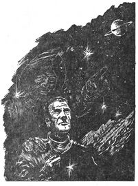 PR 32 ES und Perry Rhodan auf dem Weg nach Barkon Zeichner: Johnny Bruck © Heinrich Bauer Verlag KG, Hamburg