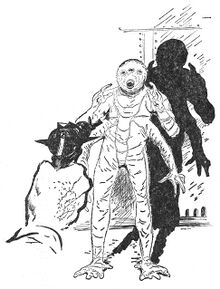 Keklos zerstrahlt einen Bios PR 46 – Illustration 4 Zeichner: Johnny Bruck © Heinrich Bauer Verlag KG
