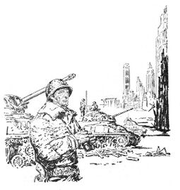 PR 31 Soldaten der Dritten Macht säubern New York Zeichner: Johnny Bruck © Heinrich Bauer Verlag KG, Hamburg