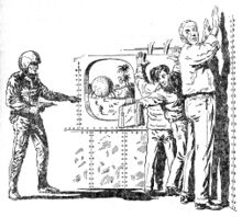 Tako Kakuta stellt den »Boss« und seine Bande PR 6 – Illustration 2 Zeichner: Johnny Bruck © Heinrich Bauer Verlag KG