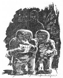 ... um ihn Topthor belauschen zu lassen. PR 32 – Illustration 6 Zeichner: Johnny Bruck © Heinrich Bauer Verlag KG