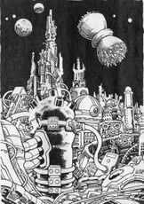 Kolonnen-MASCHINEN über Xölyar © Heinrich Bauer Verlag KG