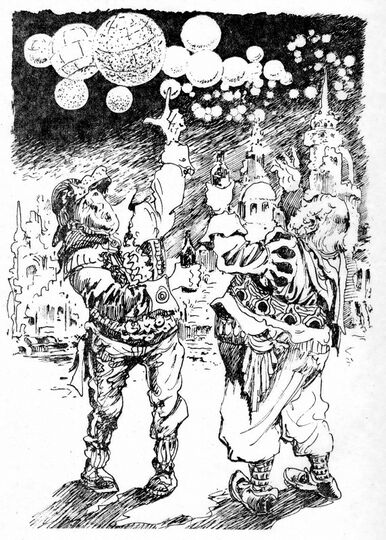 Impressionen Atlan 106 Zeichner: Johnny Bruck © Heinrich Bauer Verlag KG, Hamburg