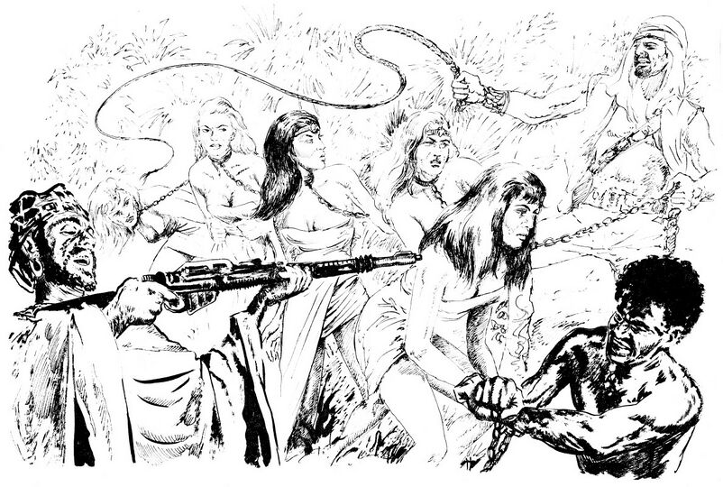 Der Sklavenmarkt von Mervgon Atlan 158 Zeichner: Johnny Bruck © Heinrich Bauer Verlag KG, Hamburg