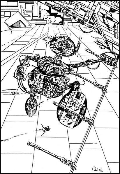 Kleckel auf der Flucht Atlan 663 Zeichner: Robert Straumann © Heinrich Bauer Verlag KG, Hamburg