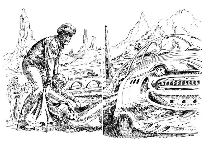 Impressionen Atlan 111 Zeichner: Johnny Bruck © Heinrich Bauer Verlag KG, Hamburg