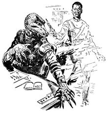 Trker-Hon und Ras Tschubai PR 12 – Illustration 4 Zeichner: Johnny Bruck © Heinrich Bauer Verlag KG