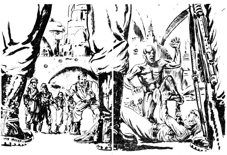 Impressionen Atlan 122 Zeichner: Johnny Bruck © Heinrich Bauer Verlag KG, Hamburg