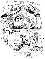 Der Hafen von Darwin in Schwerelosigkeit PR 2 – Illustration 4 © Heinrich Bauer Verlag KG