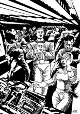 Perry Rhodan mit Maske © Heinrich Bauer Verlag KG