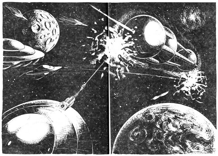 Impressionen Atlan 129 Zeichner: Johnny Bruck © Heinrich Bauer Verlag KG, Hamburg