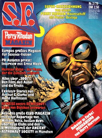 Band 6: Perry Rhodan Magazin 2/79 Zeichner: Bruce Pennington © Heinrich Bauer Verlag KG, Hamburg
