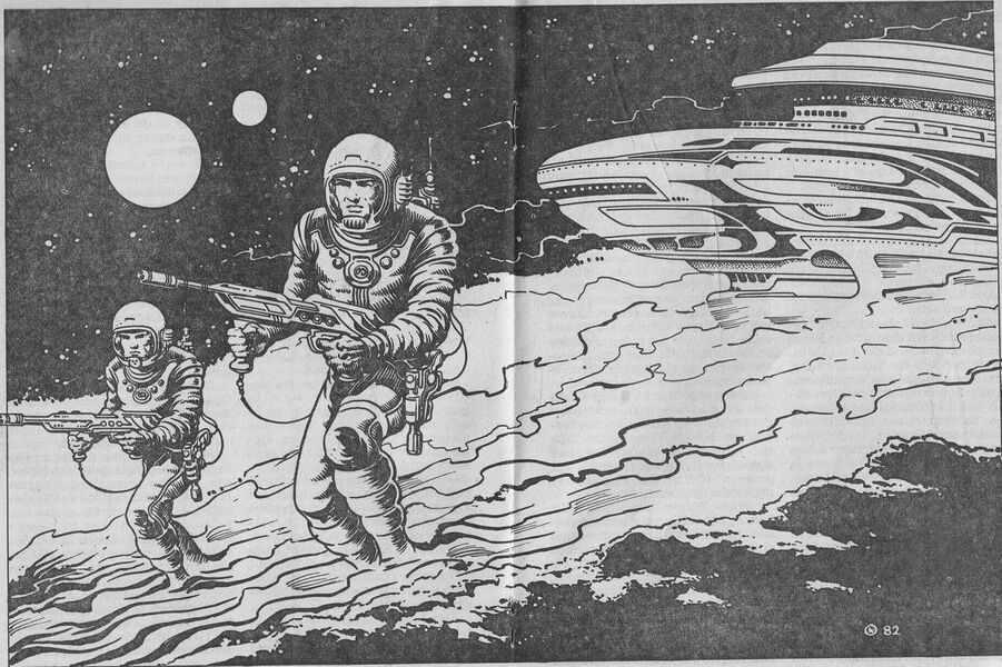 Impressionen Atlan 587 Zeichner: Themistokles Kanellakis © Heinrich Bauer Verlag KG, Hamburg