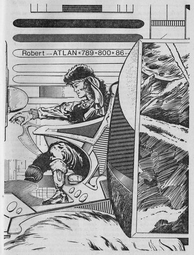 Impressionen Atlan 797 Zeichner: Robert Straumann © Heinrich Bauer Verlag KG, Hamburg