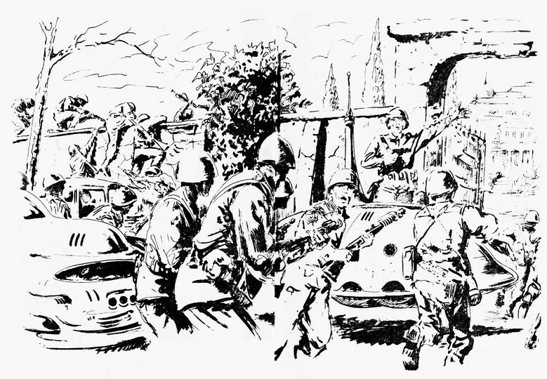 Impressionen Atlan 113 Zeichner: Johnny Bruck © Heinrich Bauer Verlag KG, Hamburg