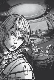 Oberst Kala Romka (Kommandantin der JV-2) PR 2547 Zeichner: Dirk Schulz/Horst Gotta © Heinrich Bauer Verlag KG, Hamburg