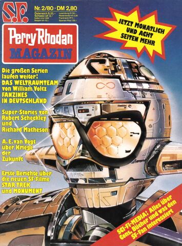 Band 12: Perry Rhodan Magazin 2/80 Zeichner: E. Blair-Wilkins © Heinrich Bauer Verlag KG, Hamburg