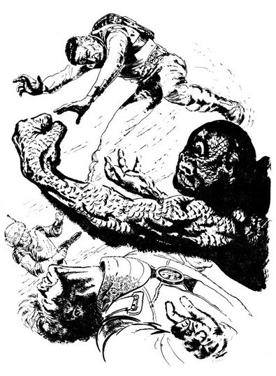 Impressionen Atlan 191 Zeichner: Johnny Bruck © Heinrich Bauer Verlag KG, Hamburg