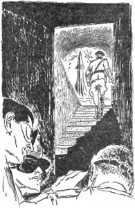 Ein Anschlag auf die Dritte Macht wird vorbereitet PR 3 – Illustration 3 Zeichner: Johnny Bruck © Heinrich Bauer Verlag KG