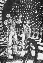 Mikru und Perry Rhodan PR 2556 Zeichner: Michael Wittmann © Heinrich Bauer Verlag KG, Hamburg