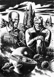 Impressionen - Lotho Keraete und Perry Rhodan (mit Wanderer) PR 2000 Zeichner: Alfred Kelsner © Heinrich Bauer Verlag KG, Hamburg