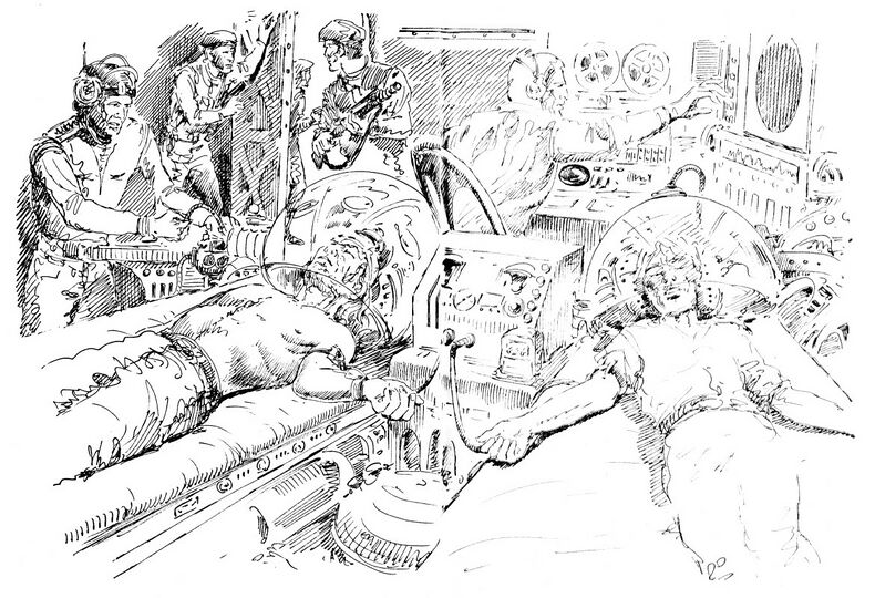 Impressionen Atlan 167 Zeichner: Johnny Bruck © Heinrich Bauer Verlag KG, Hamburg