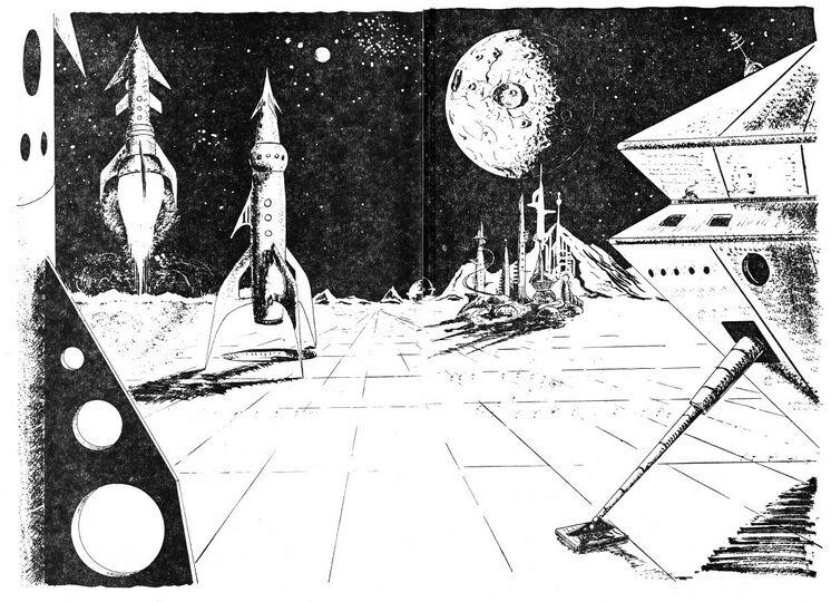 Impressionen Atlan 121 Zeichner: Johnny Bruck © Heinrich Bauer Verlag KG, Hamburg