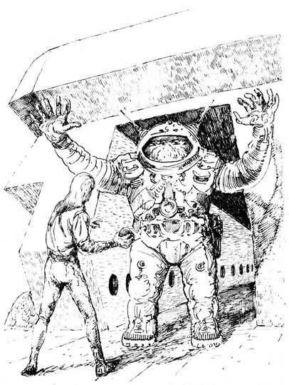 Impressionen Atlan 197 Zeichner: Johnny Bruck © Heinrich Bauer Verlag KG, Hamburg